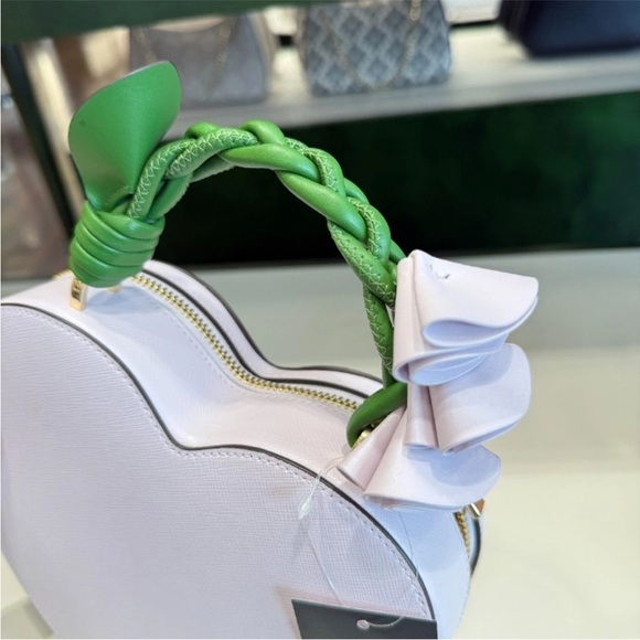 Kate Spade x LOVESHACKFANCY’s FLORA Heart-Shaped Crossbody Bag BNWT KL038 - Picture 11 of 14